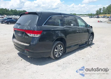 2014 Honda Odyssey Touring/Touring Elite from USA, damaged, VIN 5FNRL5H98EB015739